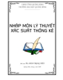 Bài giảng Nhập môn lý thuyết xác suất thống kê - ThS. Phan Trọng Tiến