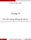 Bài giảng Xác suất thống kê ứng dụng trong kinh tế xã hội: Chương 4 - Ngô Thị Thanh Nga