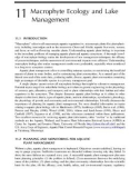 RESTORATION AND MANAGEMENT OF LAKES AND RESERVOIRS - CHAPTER 11