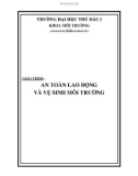 Giáo trình An toàn lao động và vệ sinh môi trường - ĐH Thủ dầu I