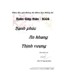 Phát huy những kết quả đã đạt được toàn ngành Thống kê quyết tâm hoàn thành chương trình công tác năm 2004