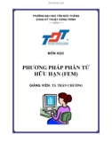 Phương pháp phần tử hữu hạn (FEM) - Ts Trần Chương