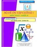 Bộ đề ôn tập cuối học kì 1 môn Toán khối 10: Phần 1 - Hoàng Tuyên