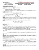 Đề Thi Thử ĐH Môn TOÁN Lần I+II - THPT Trần Hưng Đạo - Hưng Yên [2009 - 2010]
