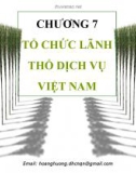 Bài giảng Địa lý kinh tế: Chương 7 - Hoàng Thu Hương