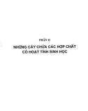 Những cây chứa các hợp chất có hoạt tính sinh học - Tài nguyên thực vật Việt Nam: Tập 1 (Phần 2)