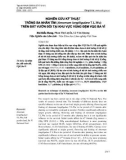 Nghiên cứu kỹ thuật trồng sa nhân tím (Amomum longiligulare IT.L.Wu) trên đất vườn đồi tại khu vực vùng đệm VQG Ba Vì