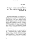 Kỹ thuật và quản lý hệ thống nguồn nước ( Đại học Quốc gia Hà Nội ) - Chương 4