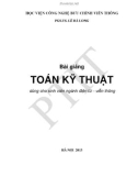 Bài giảng Toán kỹ thuật