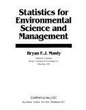 Statistics for Environmental Science and Management