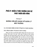 quản lý môi trường cho sự phát triển bền vững (in lần thứ 2): phần 2