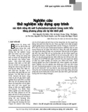 Nghiên cứu thử nghiệm xây dựng quy trình xác định nồng độ axit S-phenylmercapturic trong nước tiểu bằng phương pháp sắc ký khí khối phổ