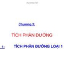 Bài giảng Giải tích 2: Chương 3 - Trần Ngọc Diễm (Phần 1)