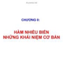 Bài giảng Giải tích 2: Chương 0 - Trần Ngọc Diễm