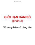 Bài giảng Giải tích 1: Giới hạn dãy số (Phần 2)