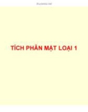 Bài giảng Giải tích 2: Tích phân mặt loại 1 - Trần Ngọc Diễm