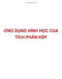 Bài giảng Giải tích 2: Ứng dụng hình học của tích phân kép - Trần Ngọc Diễm (tt)