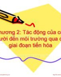 Bài giảng Môi trường và con người: Chương 2 - Lê Thị Thanh Mai