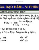 Bài giảng Toán kinh tế: Chương 4 - Nguyễn Ngọc Lam