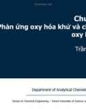 Bài giảng Hóa phân tích: Chương 4 - Trần Thị Thúy