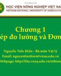 Bài giảng Vật lí đại cương A: Chương 1 - Nguyễn Tiến Hiển