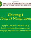 Bài giảng Vật lí đại cương A: Chương 4 - Nguyễn Tiến Hiển