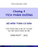 Bài giảng Giải tích II: Chương 4 - Tích phân đường