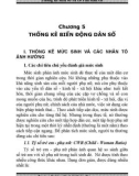 Giáo trình Thống kê dân số: Phần 2