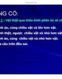 Bài giảng vật lý : Ảnh của một vật qua thấu kinh - Công thức thấu kinh part 4