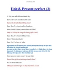 Unit 8. Present perfect (2)