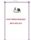 GIÁO TRÌNH SINH HỌC: BIẾN ĐỔI GEN