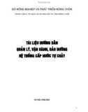 Tài liệu hướng dẫn quản lý,vận hành,bảo dưỡng hệ thống cấp nước tự chảy