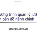 Bài giảng Chương trình quản lý lưới điện trên bản đồ hành chính