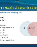 Bài tập môn Toán rời rạc 1