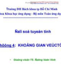 Bài giảng Đại số tuyến tính: Chương 4. Không gian vectơ