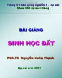 Bài giảng Sinh học đất