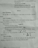 Đề thi cuối học kỳ môn Những nguyên lý cơ bản của chủ nghĩa Mác - Lênin (Phần 2) - ĐH Khoa học Xã hội và Nhân văn