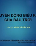 Bài giảng Thiên văn học - Bài: Chuyển động của bầu trời