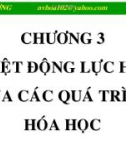 Bài giảng Hóa đại cương: Chương 3 - Nguyễn Văn Hòa