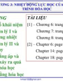 Bài giảng Hoá đại cương: Chương 3 - Nguyễn Văn Hòa (2022)