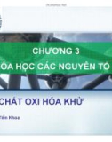 Bài giảng Hoá vô cơ 2: Chương 3.3 - TS. Lê Tiến Khoa