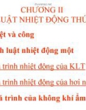 ĐỊNH LUẬT NHIỆT ĐỘNG THỨ NHẤT