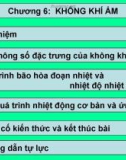 Kỹ thuật nhiệt - chương 6: không khí ẩm