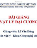 Bài giảng Vật lý đại cương: Chương 1 - Cơ học chất điểm và vật rắn