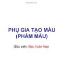 PHỤ GIA TẠO MÀU