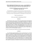 Tổng hợp bột huỳnh quang Y3Al5O1: Eu (iii) phát xạ ánh sáng đỏ xa bằng phương pháp đồng kết tủa