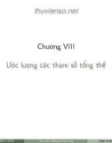 Bài giảng Xác suất thống kê ứng dụng trong kinh tế xã hội: Chương 8 - ĐH Thăng Long