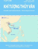 Tạp chí Khí tượng thủy văn: Số 668/2016