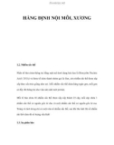 HẰNG ĐỊNH NỘI MÔI, XƯƠNG