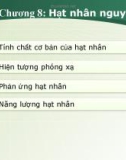 Bài giảng Vật lý đại cương 2 - Chương 8a: Hạt nhân nguyên tử